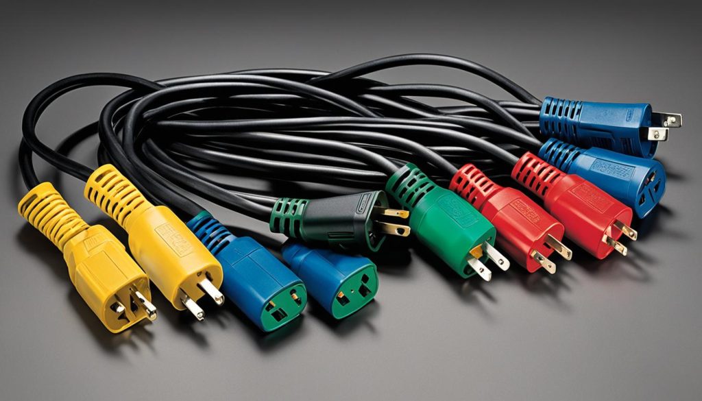 multi-outlet lighted power cords