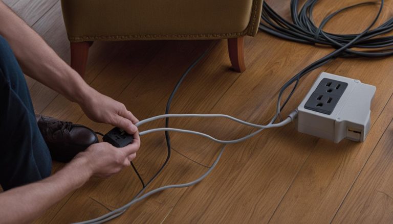 Safely Plug Extension Cord into Power Strip
