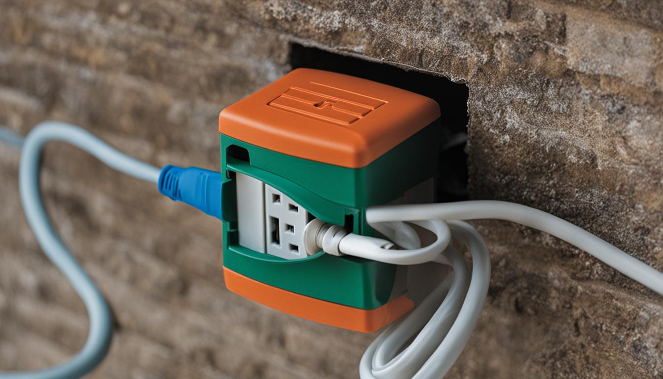 Safeguard Outlets with Extension Cord Plug Cover