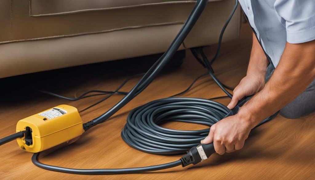extension cord safety precautions