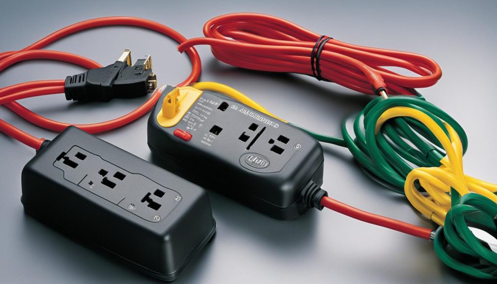extension cord with safety features