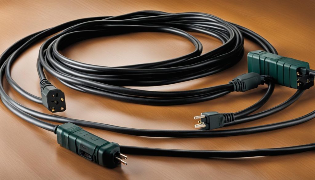 heavy duty extension cord with multiple outlets