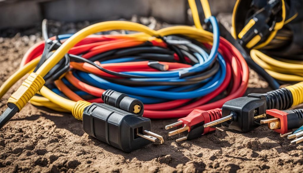 heavy duty extension cord with multiple outlets