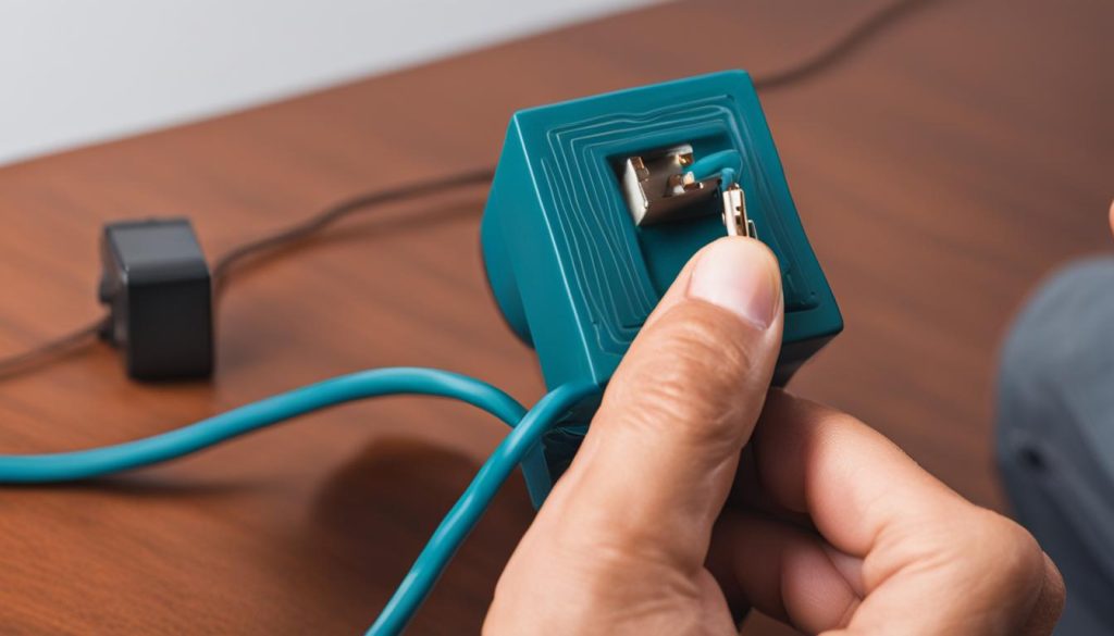 how to fix a stuck plug in extension cord