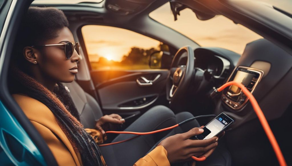 portable car charger extension cord