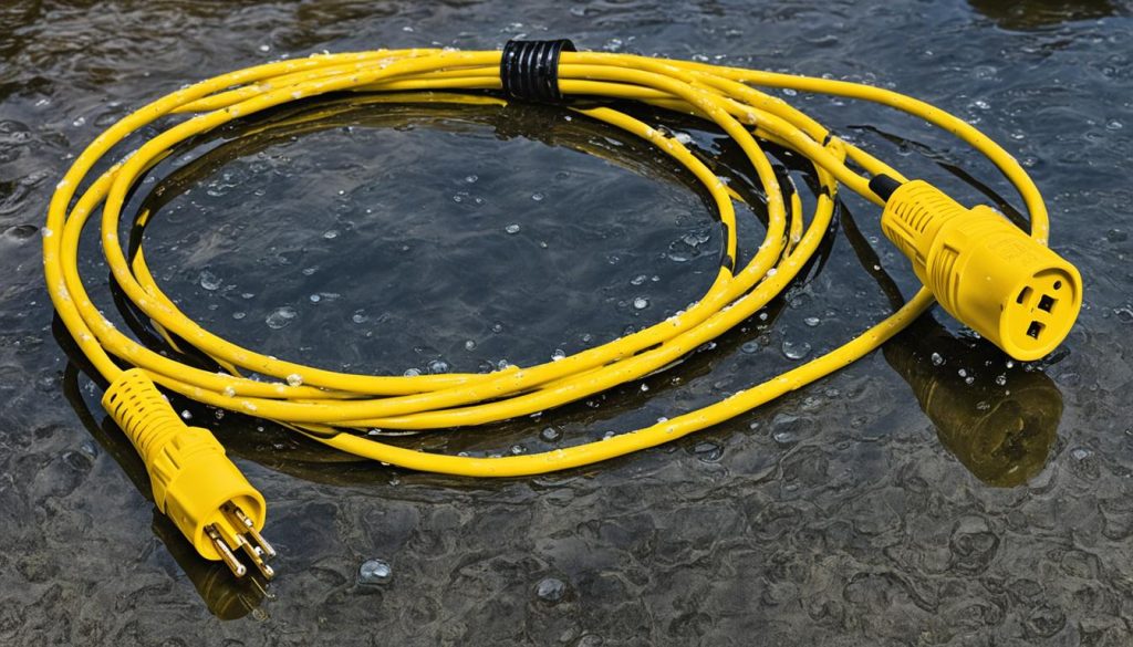 water resistant extension cord