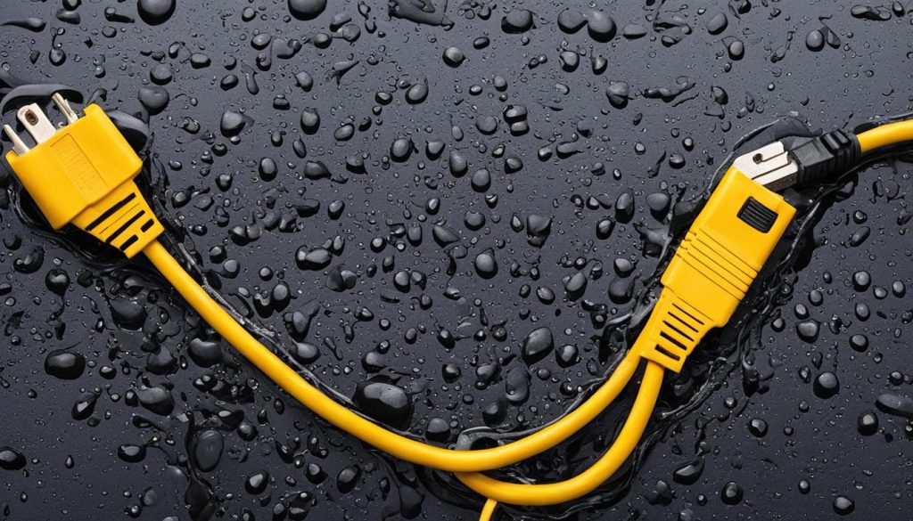 water-resistant extension cord