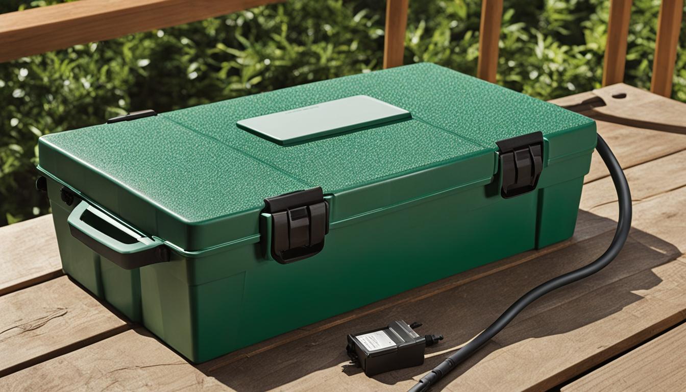 Outdoor Safety: Waterproof Extension Cord Box