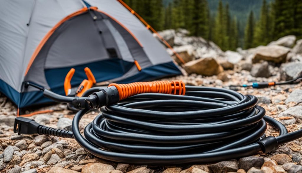 heavy duty extension cord for construction and camping