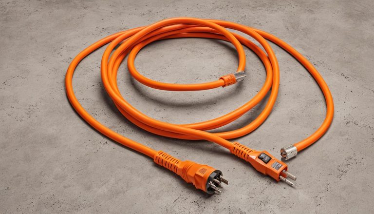 Heavy Duty Orange Extension Cord for Tough Jobs