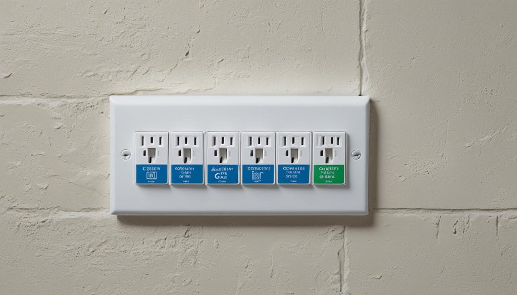 GFCI outlets in different locations