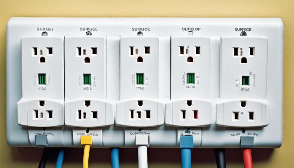 Identifying surge protectors