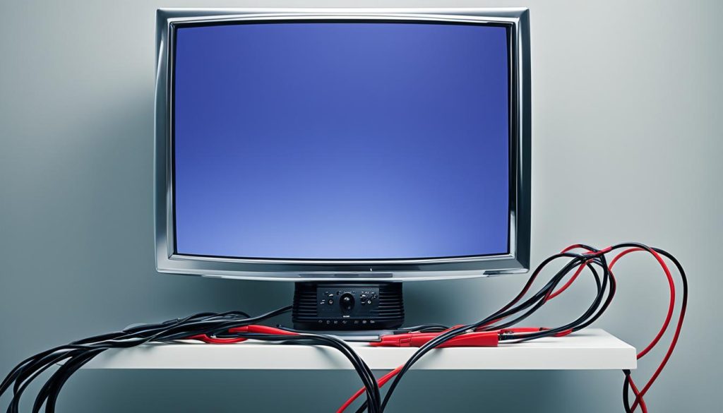 plasma or LCD TV image